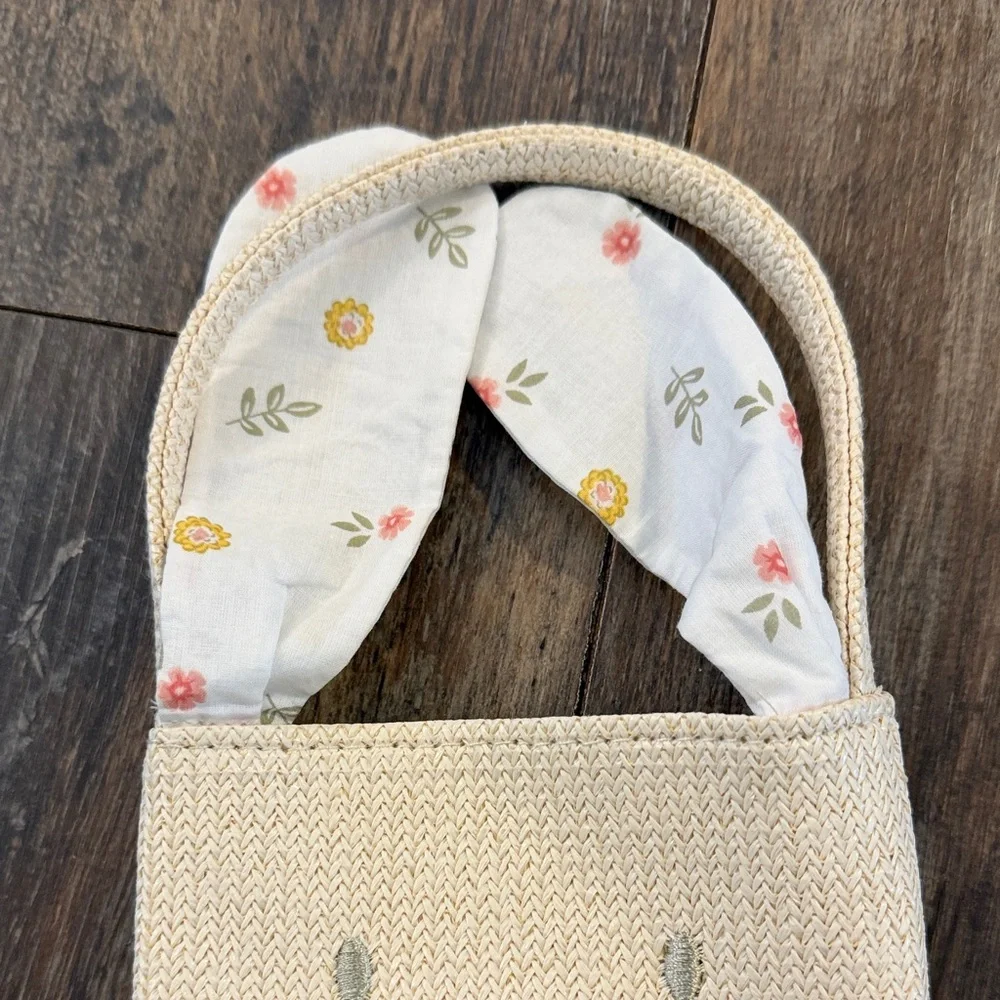 Adorable Bunny Ear Kids Bag - Cream
